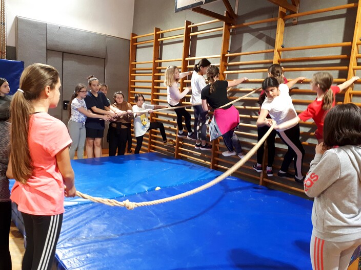 Vorschaubild Bericht „Teambuilding im Sportunterricht“