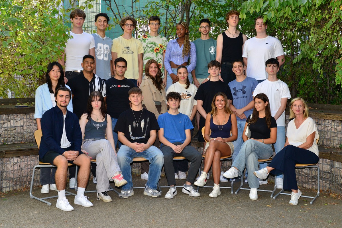 Klassenfoto der 8b